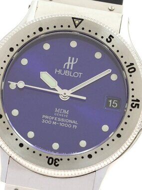HUBLOT MDM Professional 1553.1 Date blue Dial Automatic Boy's Watch_938907